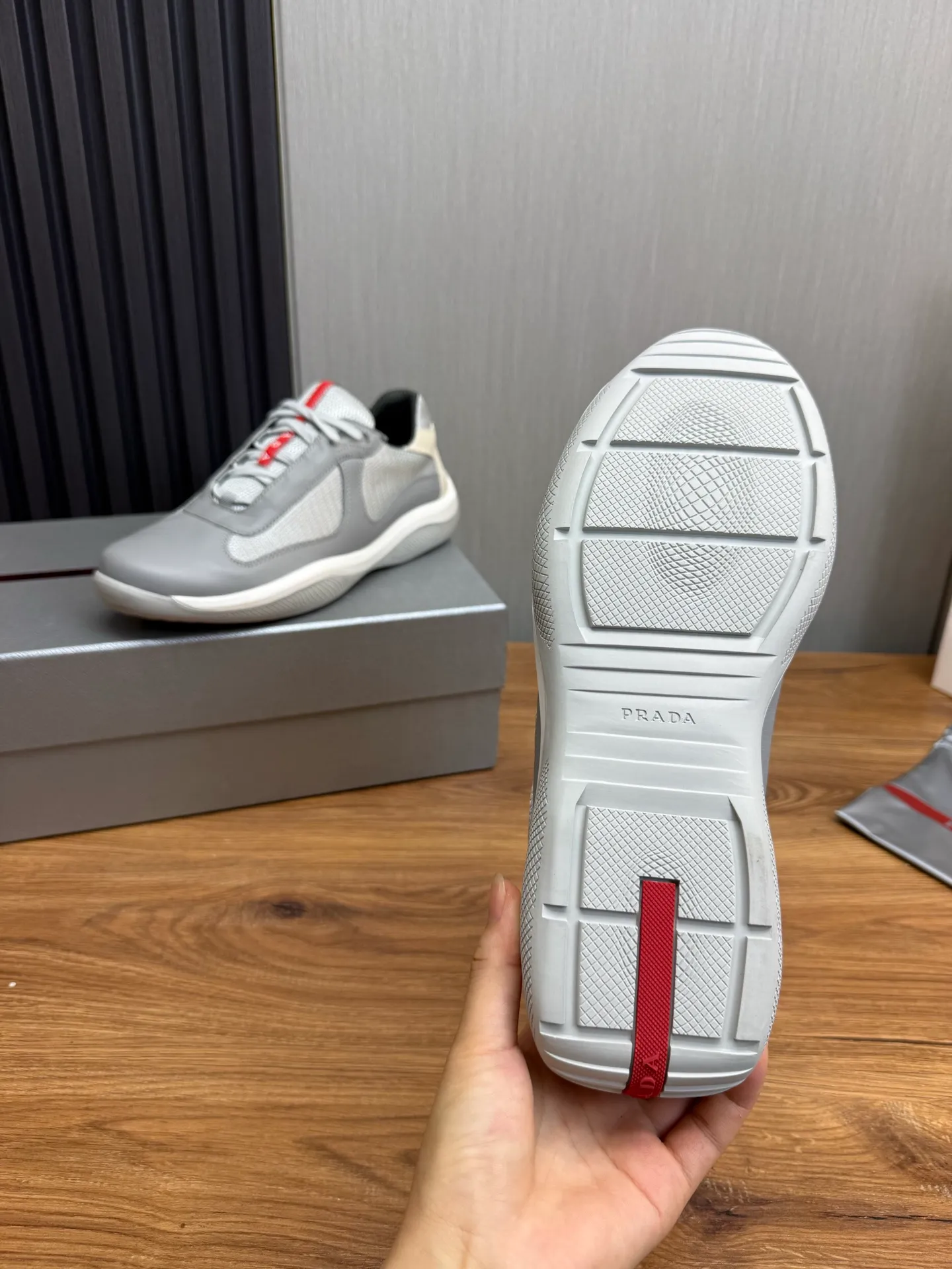 Men's shoes 💰560💰 [PRADA] Men's shoes are popular in the counter, official website is synchronized, 1 high-quality shipment ✔️Original cowhide upper + cowhide lining, 1🆚1 replica, original sole, 38-45 (45 customized, non-refundable)